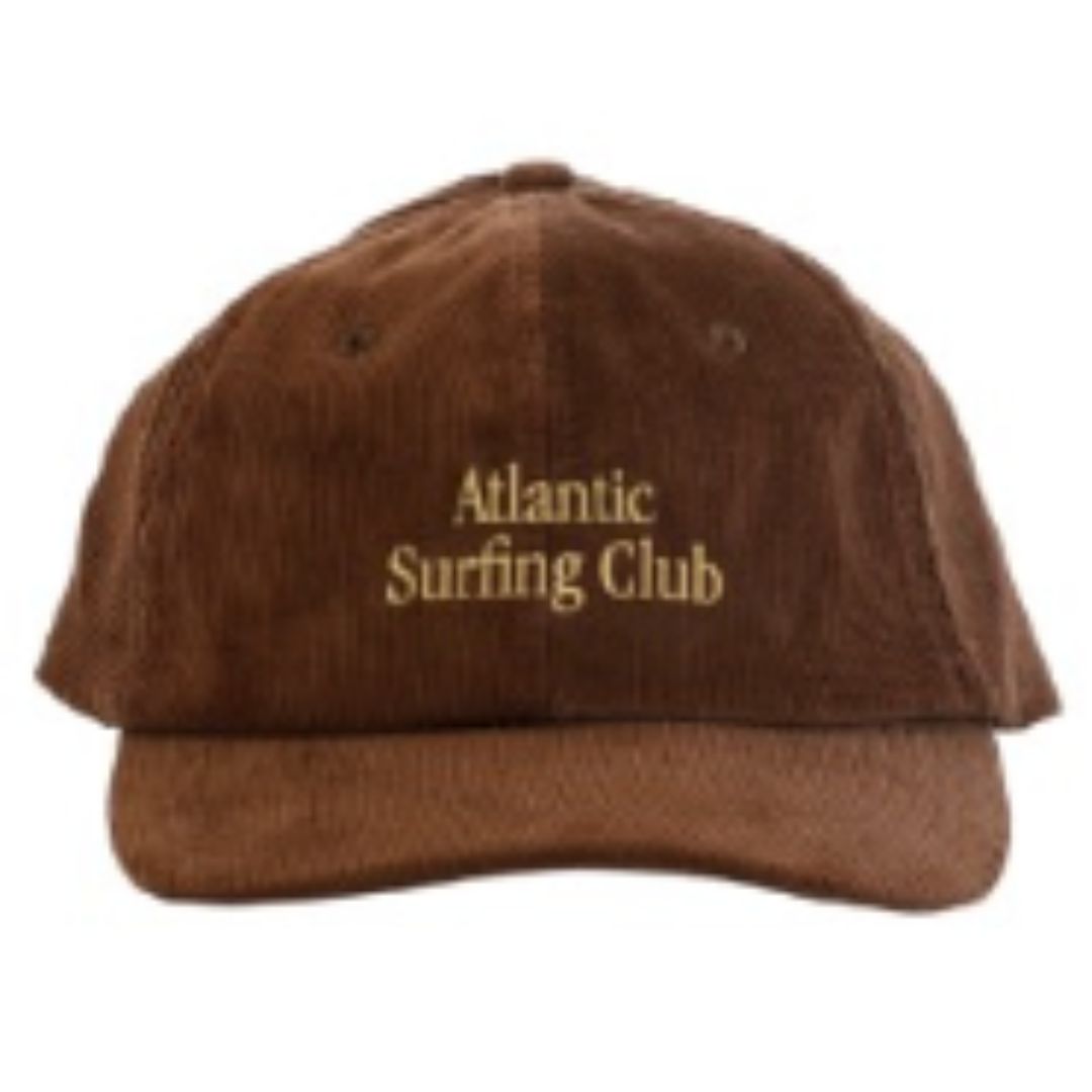 Latitud Fuego Pana Atlantic Surfing Club Corduroy Hat - Camel