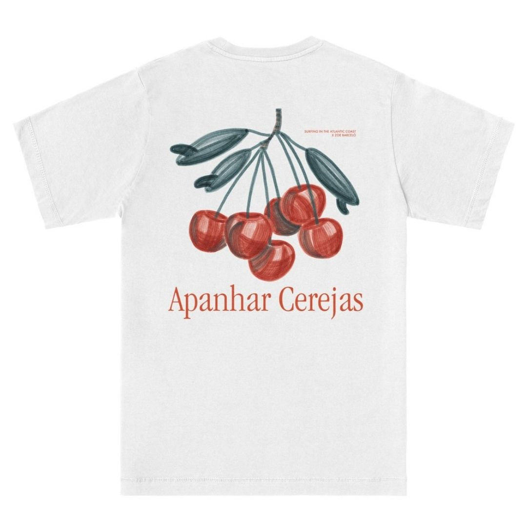 Latitud Fuego Cherries T-Shirt - Ecru