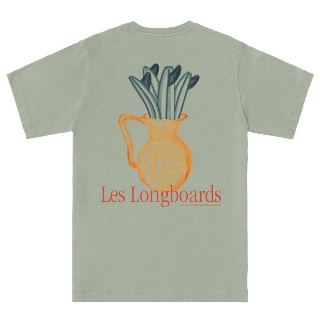 Latitud Fuego Les Longboards T-Shirt - Sage