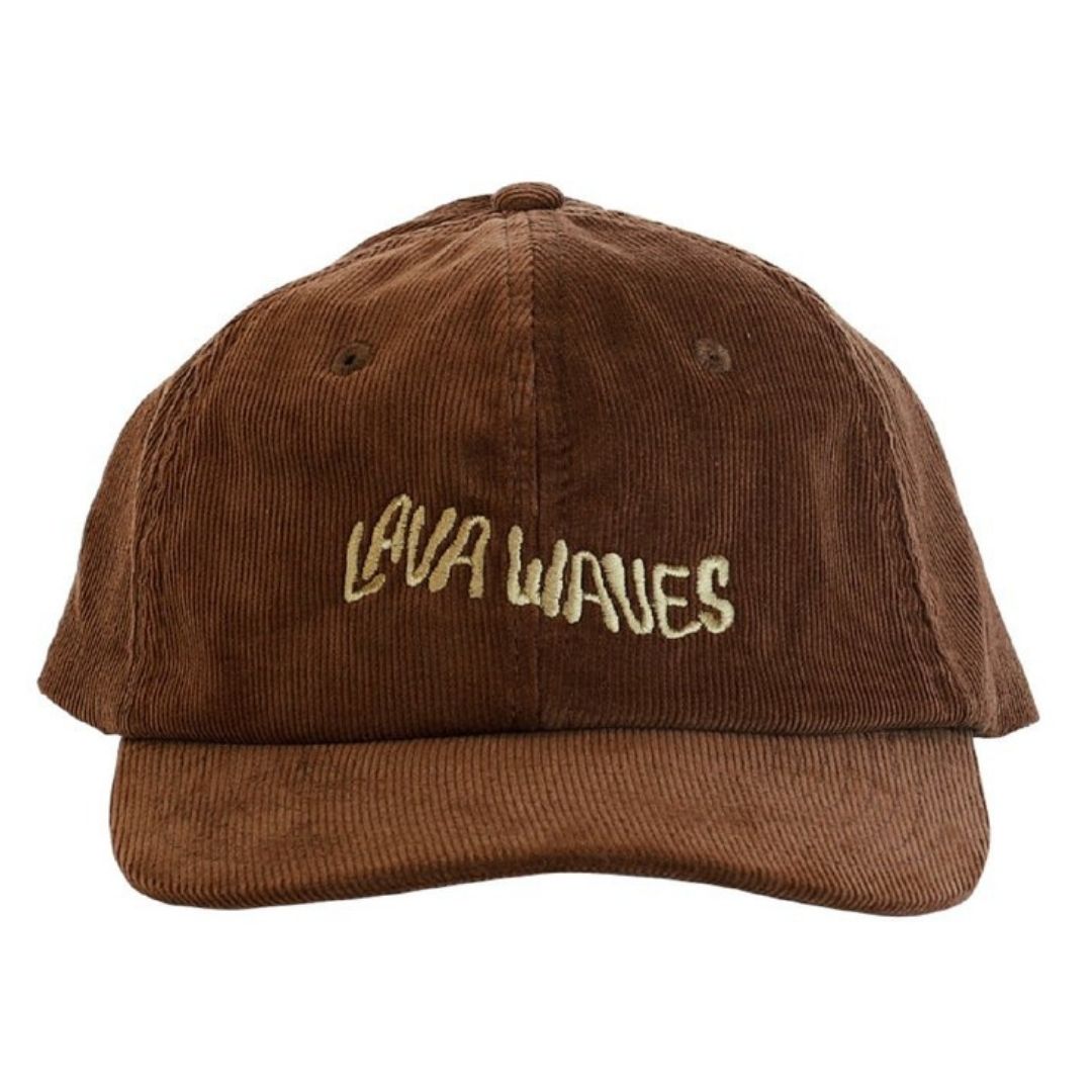 Latitud Fuego Pana Lava Waves Cord Hat - Camel