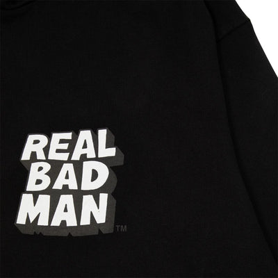 Real Bad Man Classic Hood Fleece - Black