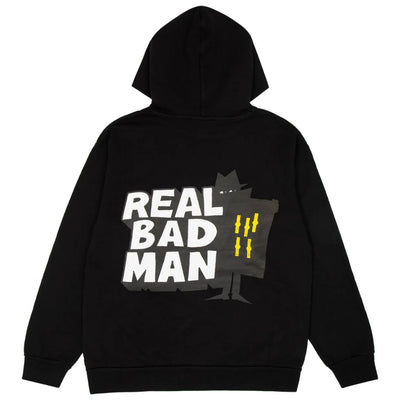 Real Bad Man Classic Hood Fleece - Black