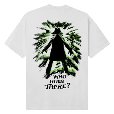 Real Bad Man Who Goes There T-Shirt - White