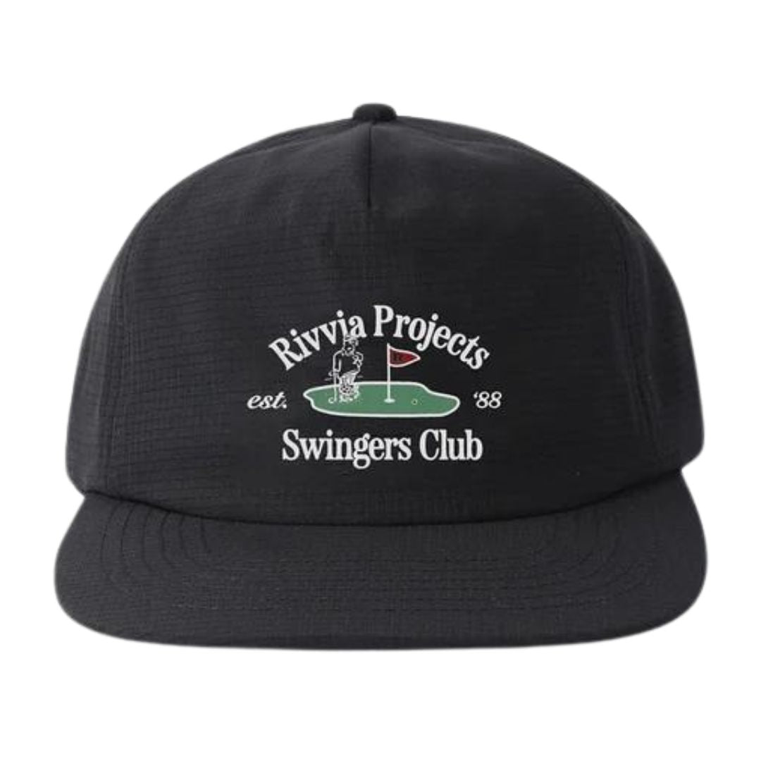 Rivvia Projects Swingers Club Cap - Black