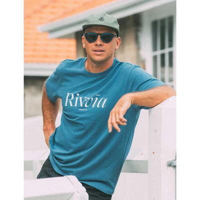 Rivvia Projects Reason T-Shirt - Bluestone