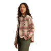 Roark Womens Amberley Long Sleeve Flannel Shirt - Stone