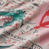 Roark X Basquiat Passage Boardshorts 17" - Basquiat / Pink