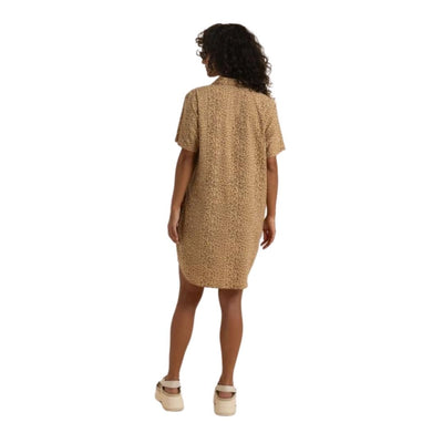 Roark Womens Bless Up Dress - Caramel / Leopard