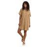 Roark Womens Bless Up Dress - Caramel / Leopard