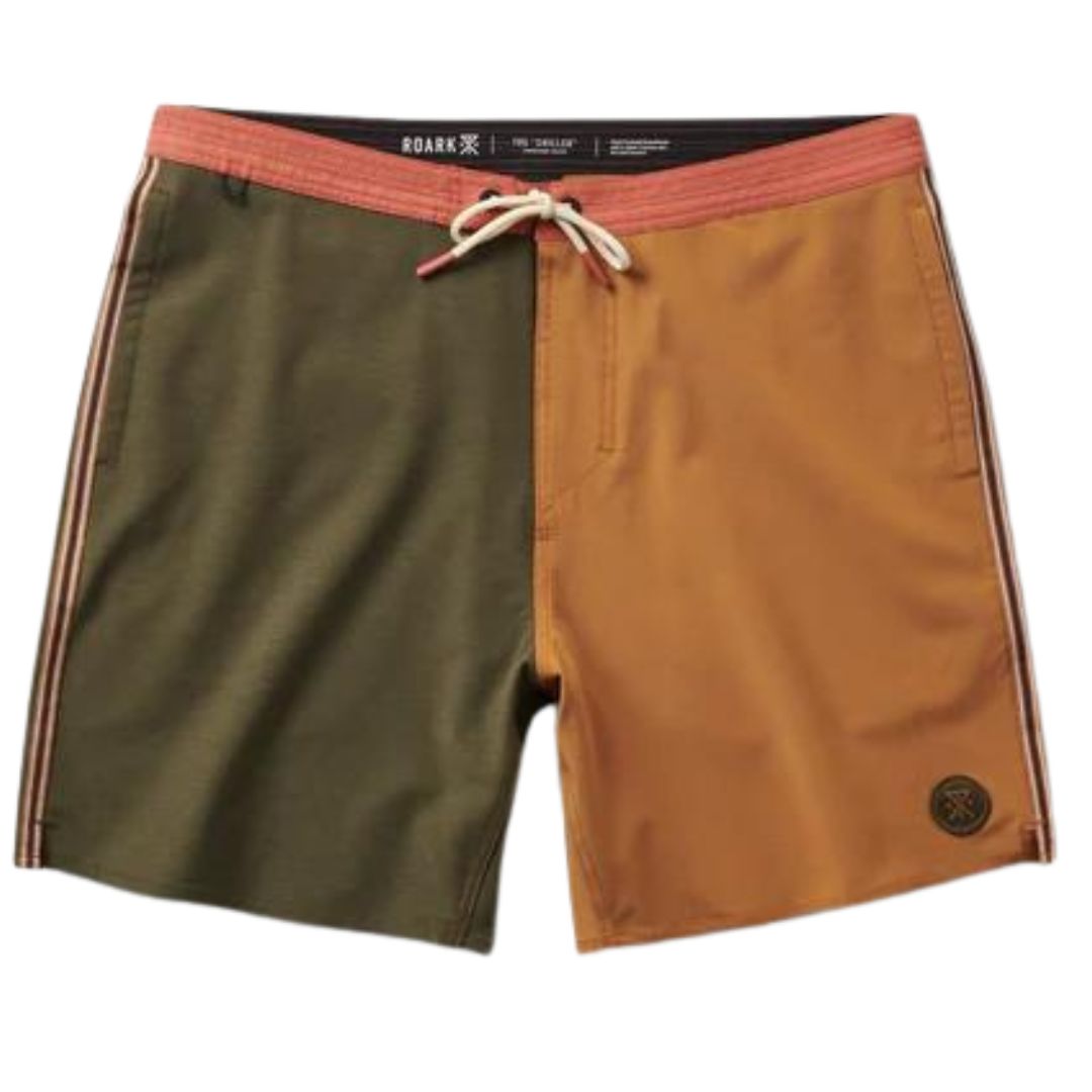 Roark Chiller Boardshorts 17"- Pignoli Brown