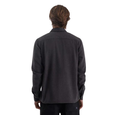 Roark Crossroads Long Sleeve Flannel Shirt - Charcoal