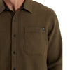 Roark Crossroads Long Sleeve Flannel Shirt - Dark Military