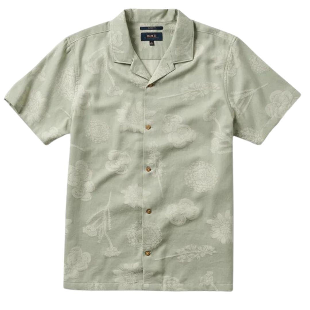 Roark Gonzo Camp Collar Short Sleeve Shirt - Chaparral