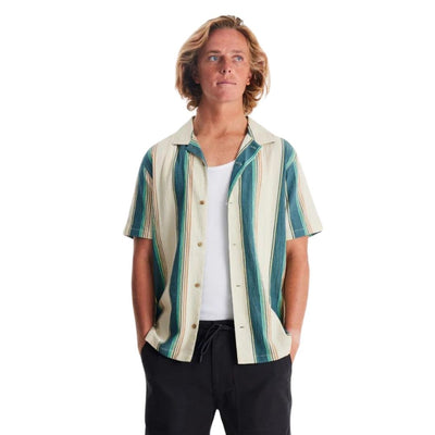 Roark Gonzo Camp Collar Short Sleeve Shirt - Costa
