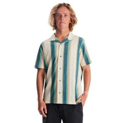 Roark Gonzo Camp Collar Short Sleeve Shirt - Costa