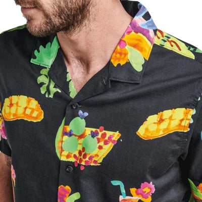 Roark Gonzo Tahiti Treat Short Sleeve Shirt - Black