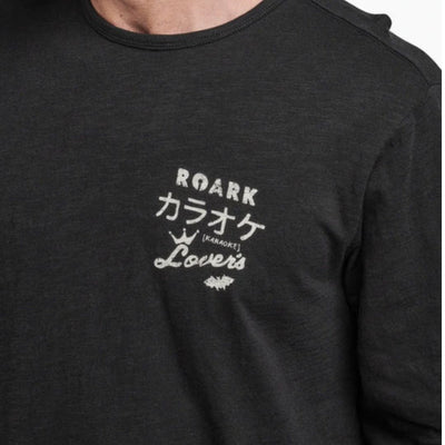 Roark Karaoke Lovers Long Sleeve Premium T-Shirt - Karaoke Black