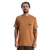 Roark Label Pocket Premium T-Shirt - Pignoli Brown