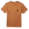 Roark Label Pocket Premium T-Shirt - Pignoli Brown