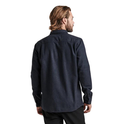 Roark Nordsman Flannel Long Sleeve Shirt - Dark Navy