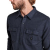 Roark Nordsman Flannel Long Sleeve Shirt - Dark Navy