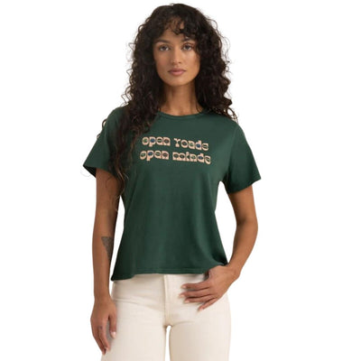 Roark Womens Open Roads Everyday Premium T-Shirt - Emerald