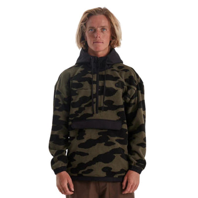 Roark Overland Anorak Hoodie - Dark Military