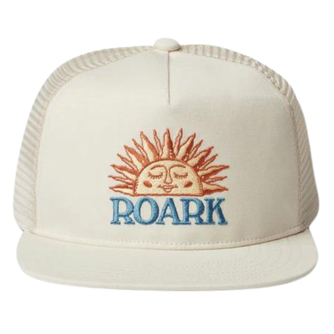 Roark Station Trucker Organic Snapback Hat - Bone