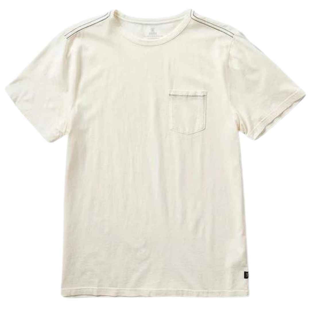 Roark Well Worn Light Organic Knit T-Shirt - Off White