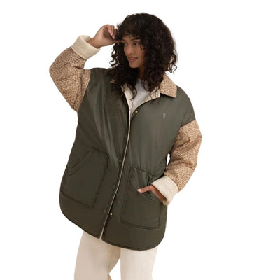 Roark Womens Safe Camp Reversible Primaloft™ Jacket - Crema