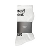 Wasted Talent Crew Socks - White