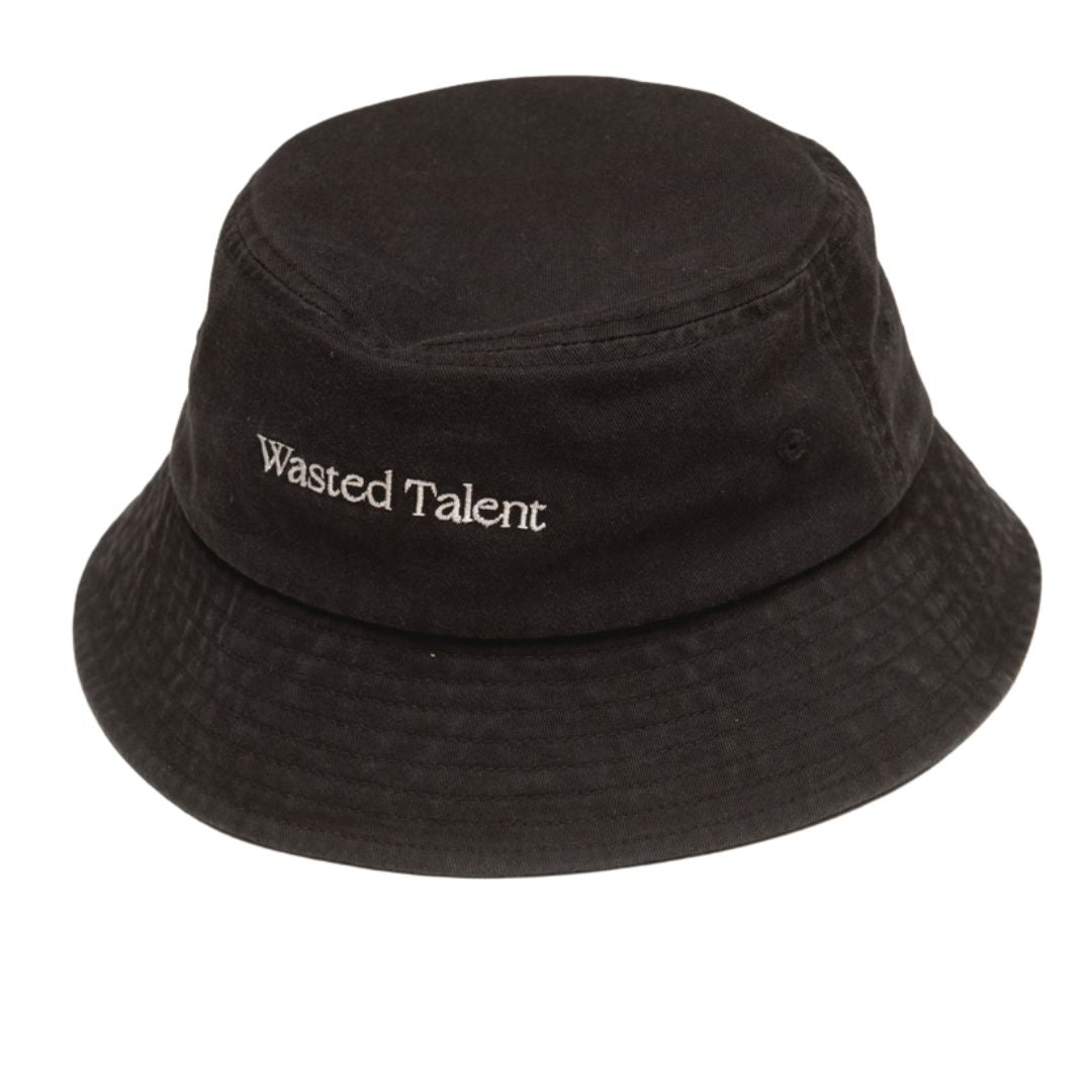 Wasted Talent Dora Bucket Hat - Washed Black