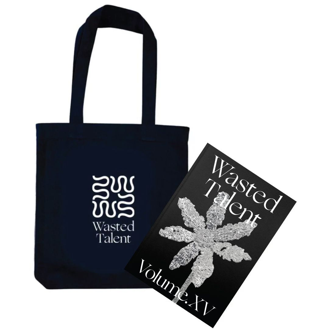 Wasted Talent Magazine Vol XV & Wasted Talent Tote Bag - Black