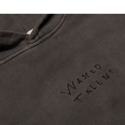 Wasted Talent Rhone Hoodie - Washed Black