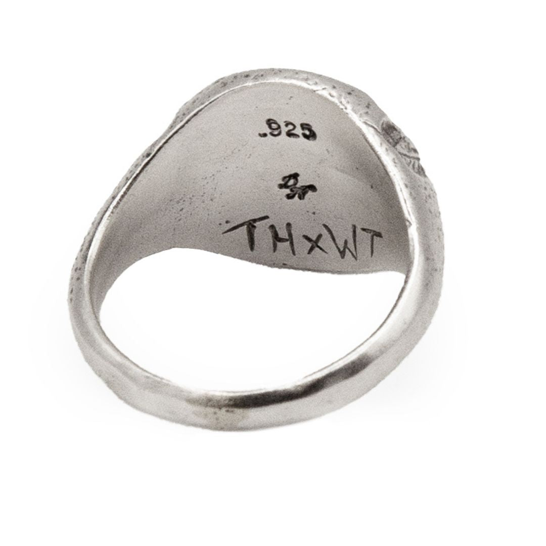 Wasted Talent X The Hunt NYC Signet Ring - .925 Sterling Silver