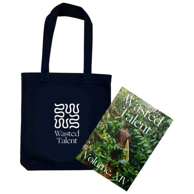 Wasted Talent Magazine Vol XIV & Wasted Talent Tote Bag - Black