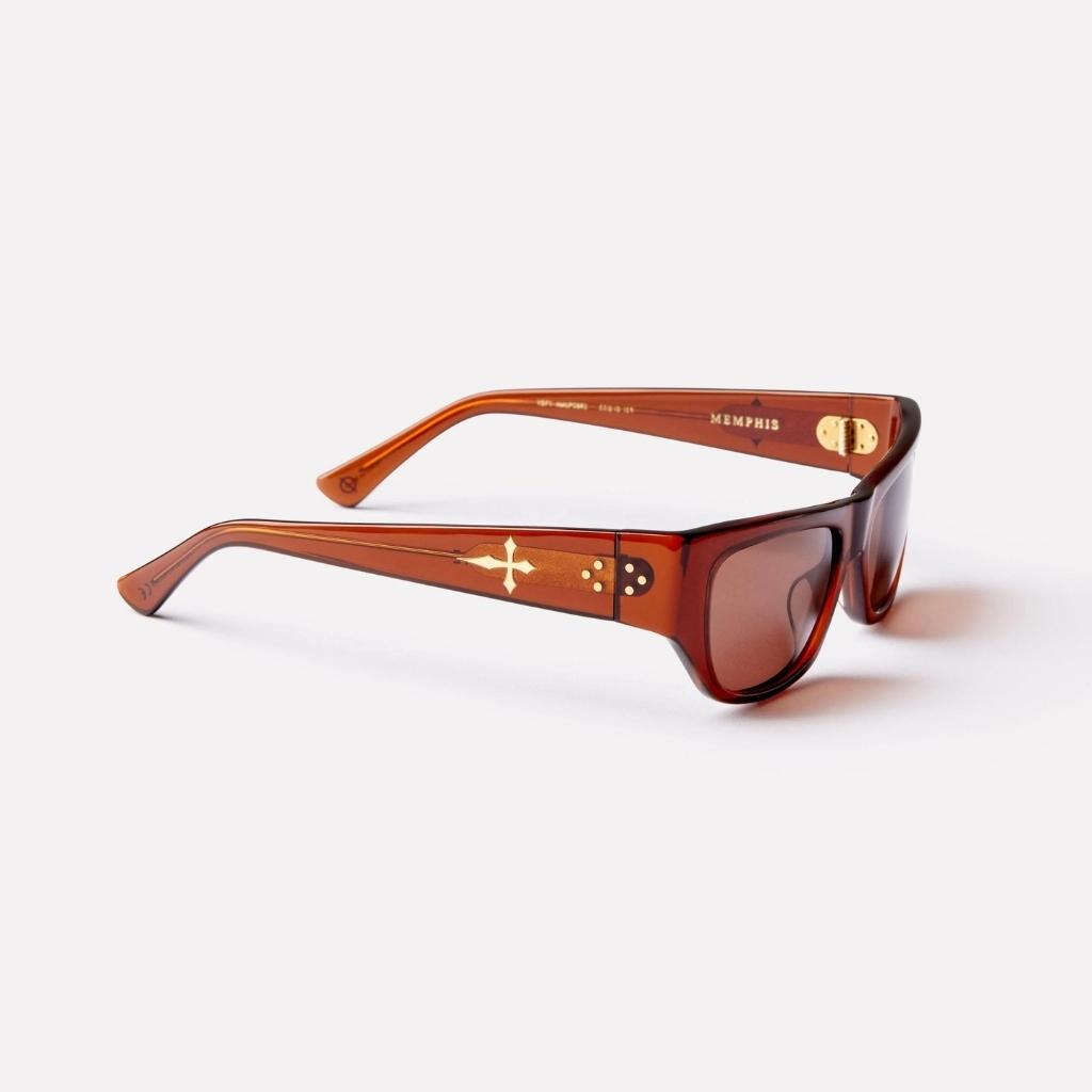 Epøkhe Memphis Sunglasses - Maple Polished / Bronze