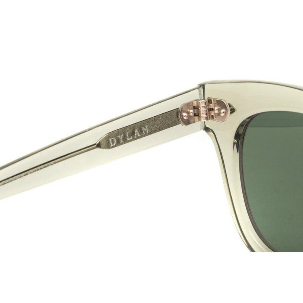 Epøkhe Dylan Sunglasses - Smoked Crystal Polished / Green