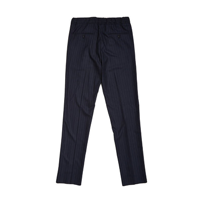 Mint Velvet Pinstripe Trousers, Blue Navy, XS
